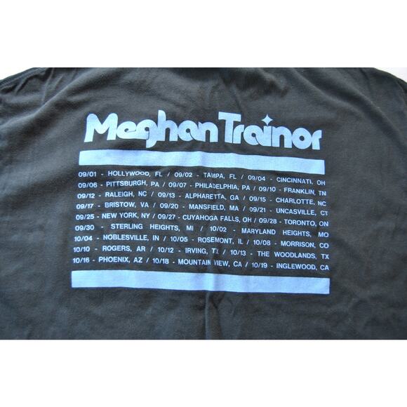 Meghan Trainor Timeless Black Short Sleeve Crop Top X-Large - Picture 1 of 7